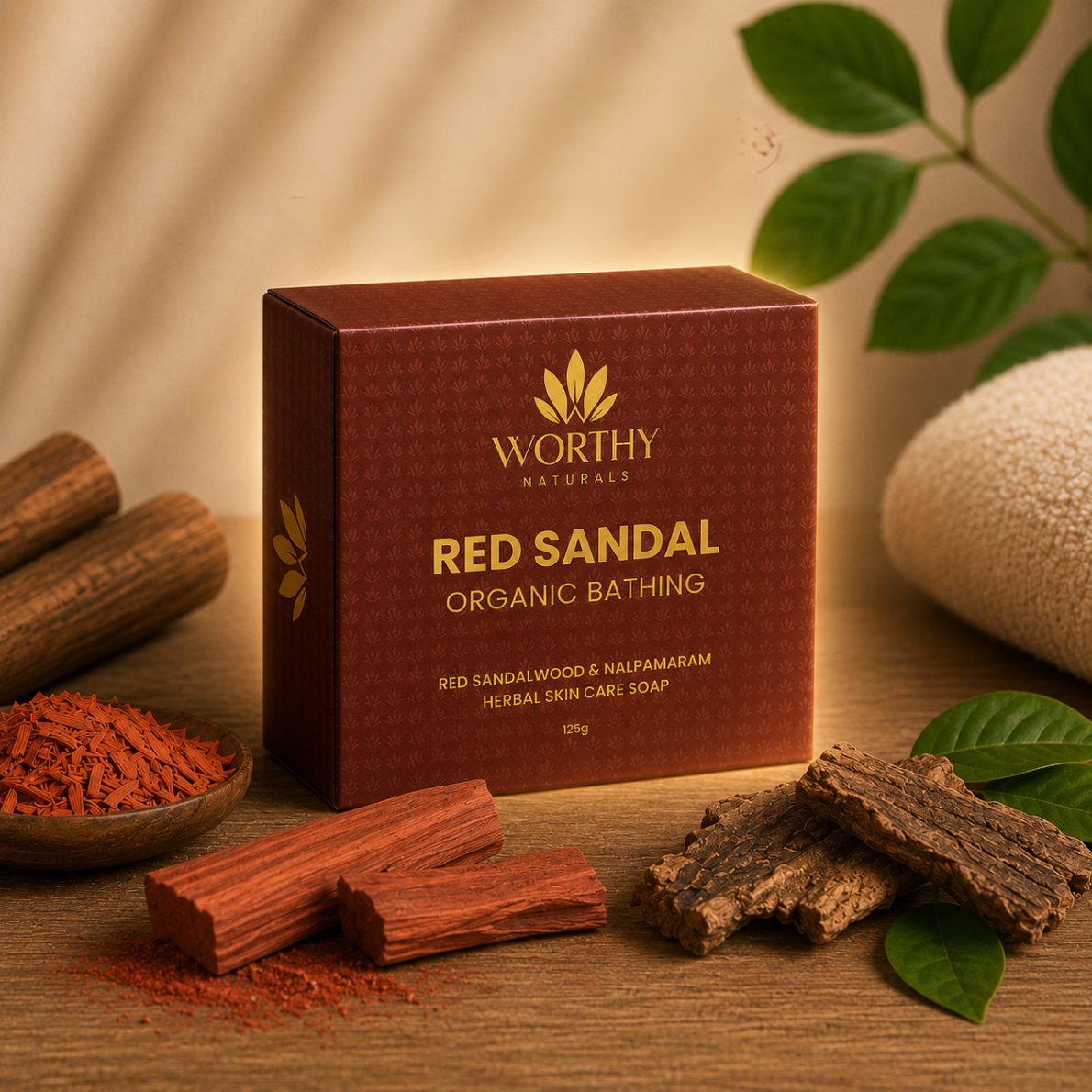 Red Sandalwood Herbal Soap