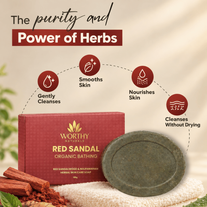 Skin Care Ritual Combo - Kumkumadi Oil + Red Sandal Soap